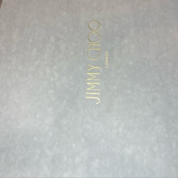 Jimmy Choo Baia 100 mm Crystal Detailed Cactus Suede Mule Sandal Heels - Picture 10 of 10